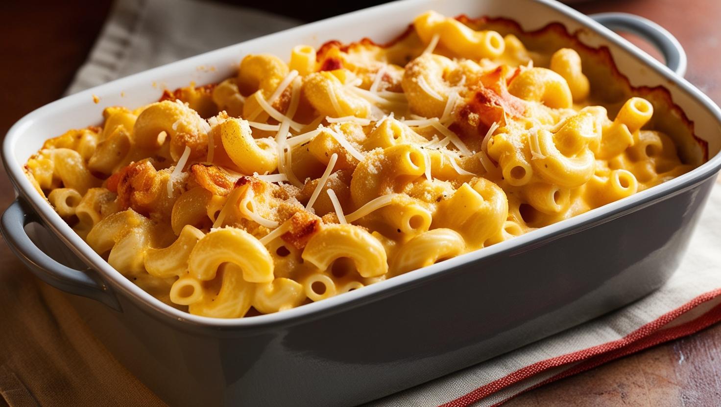 Chick-fil-A mac and cheese in a bowl.