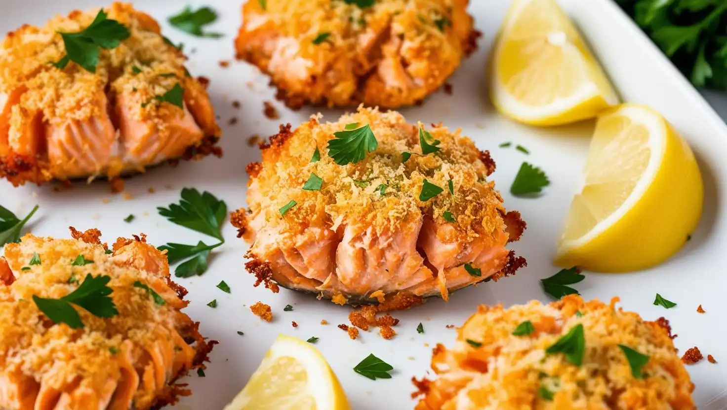 "Delicious Salmon Bites, healthy seafood snacks"