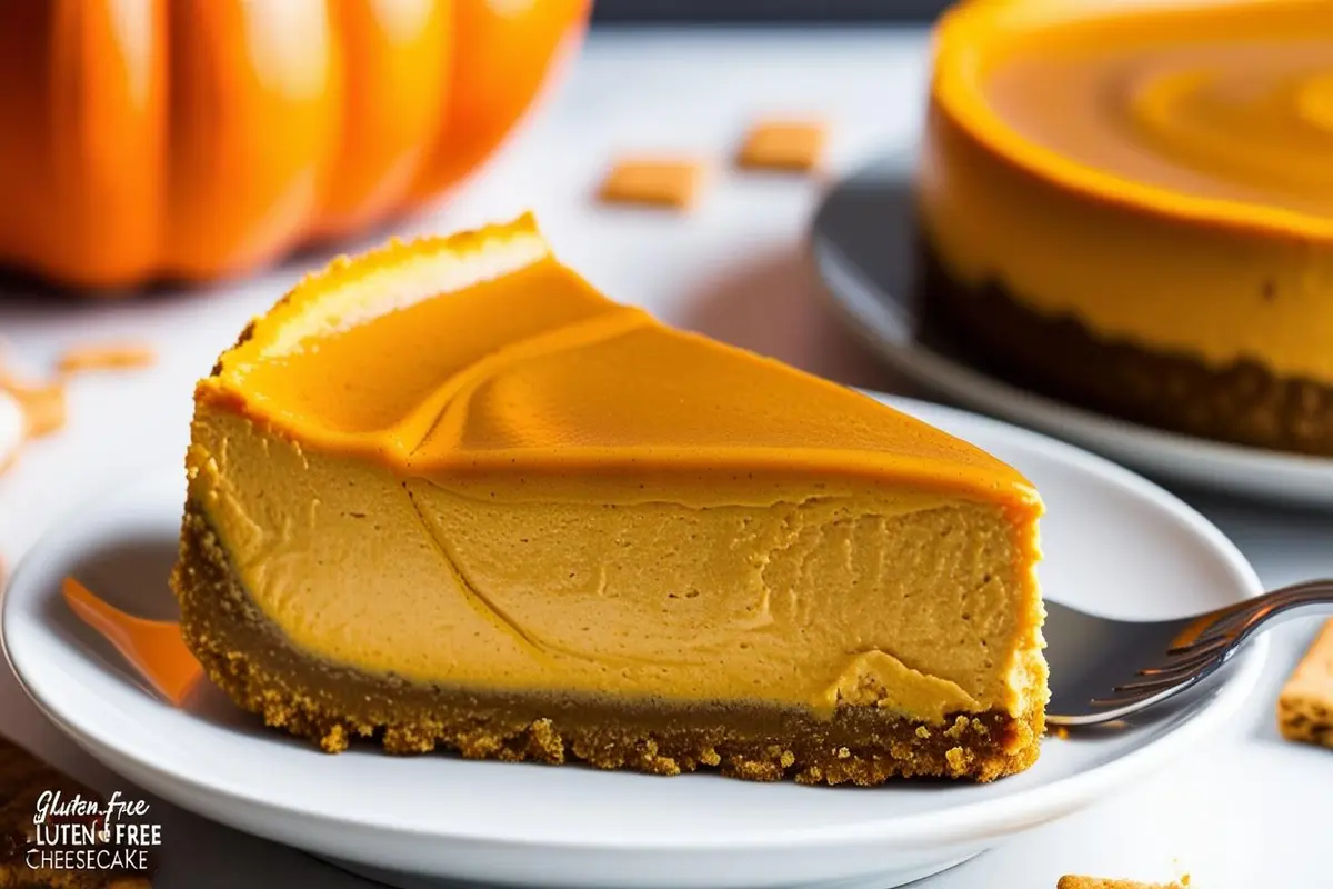 Chocolate Swirl Gluten-Free Pumpkin Cheesecake