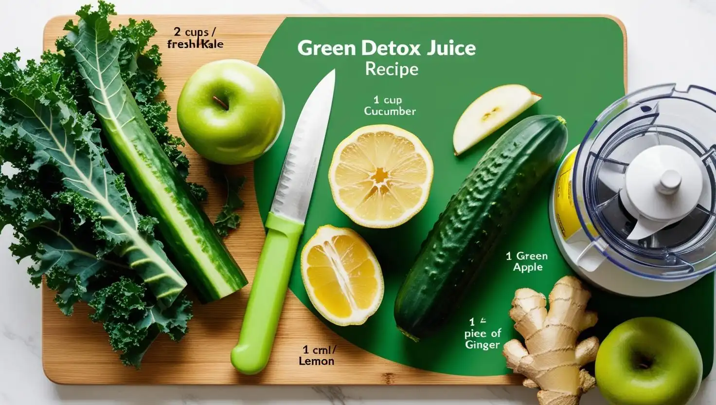 Green detox juice