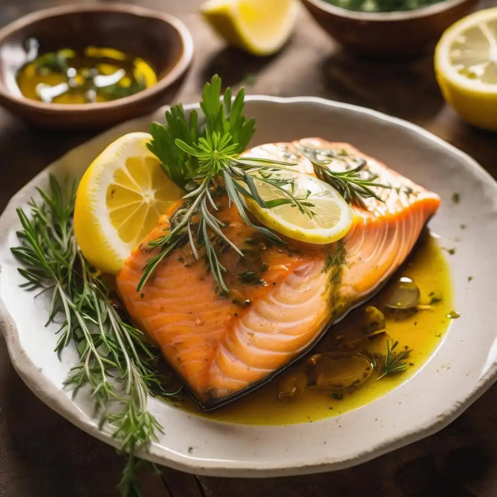 Mediterranean Salmon Dish