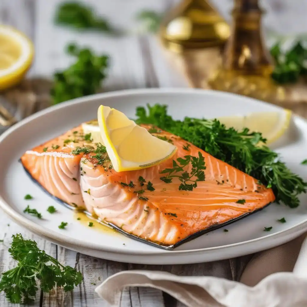 Serving Mediterranean Salmon