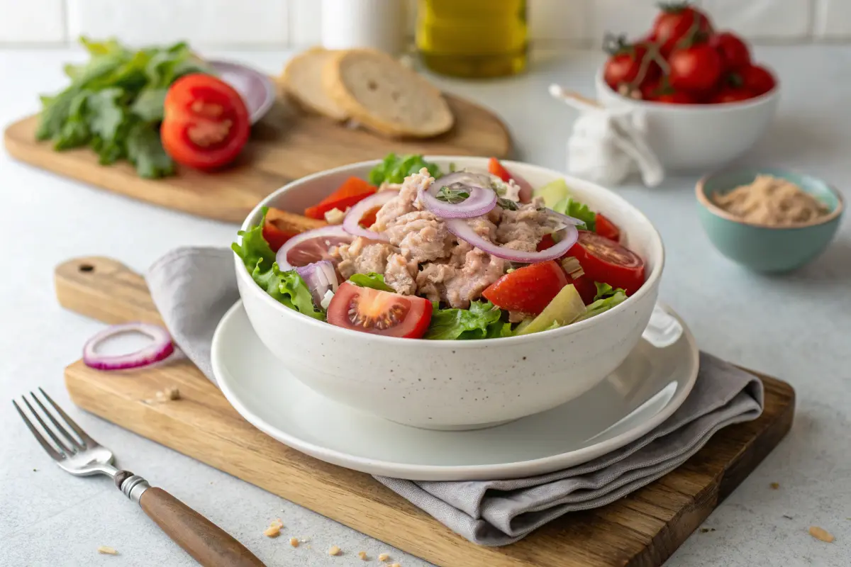 Delicious tuna salad for Crohn's disease