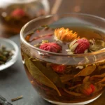 Herbal Tea Infusion with Chamomile and Mint